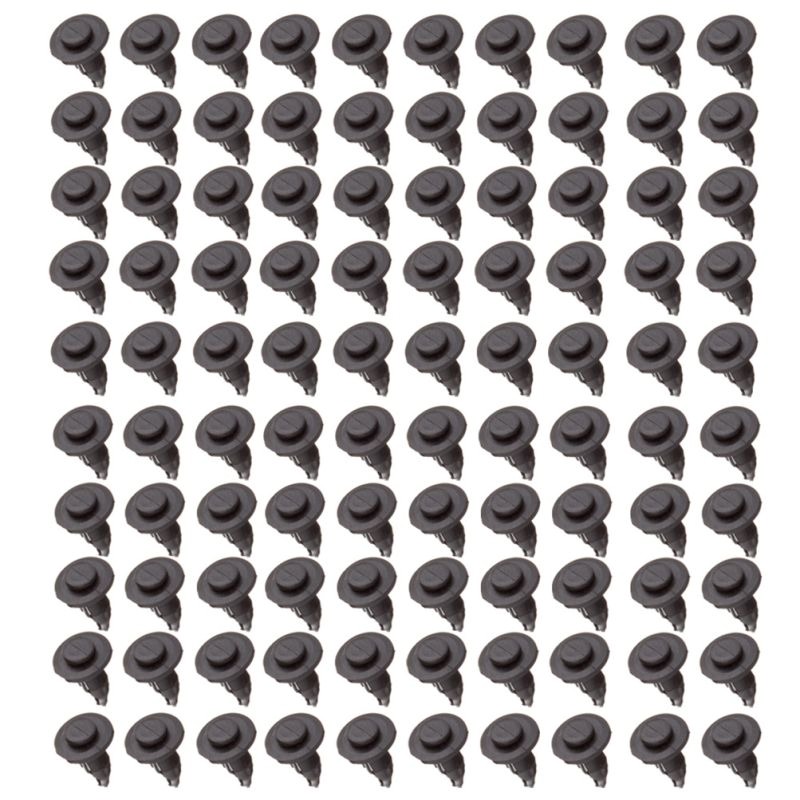 Prime Value Nylon Black fender bumper fastener car clips(15993201)- 100Piece