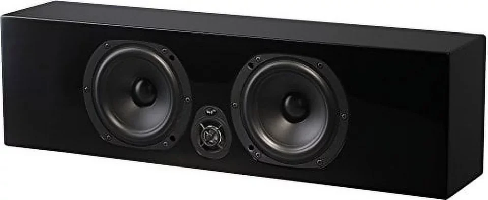 Premium Home NHT Media Series Slim Center Channel Speaker - High Gloss Black