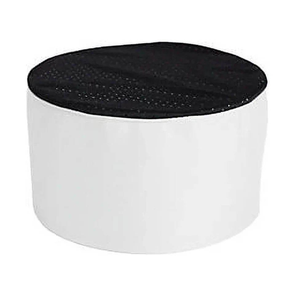 Best-Selling KNG - 1880WHBK - White and Black Mesh Chef Hat
