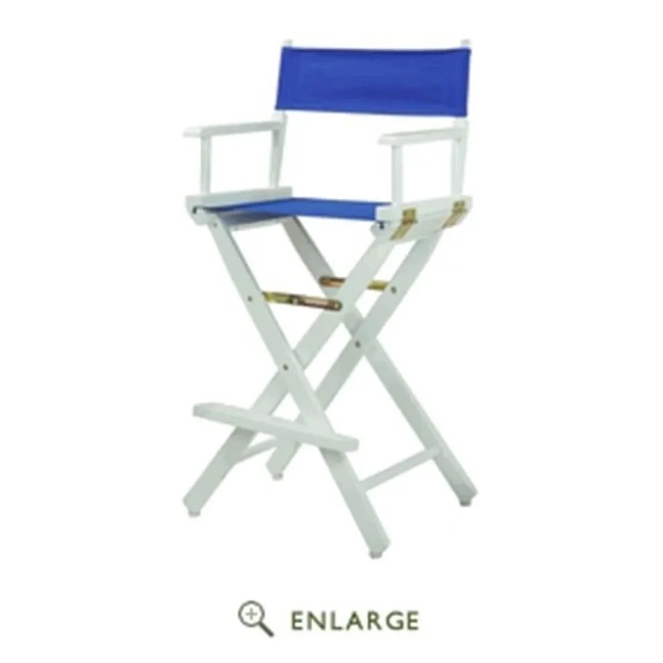 Leak-Proof 230-05-021-13 30 in. Directors Chair Honey Oak Frame with Royal Blue Canvas