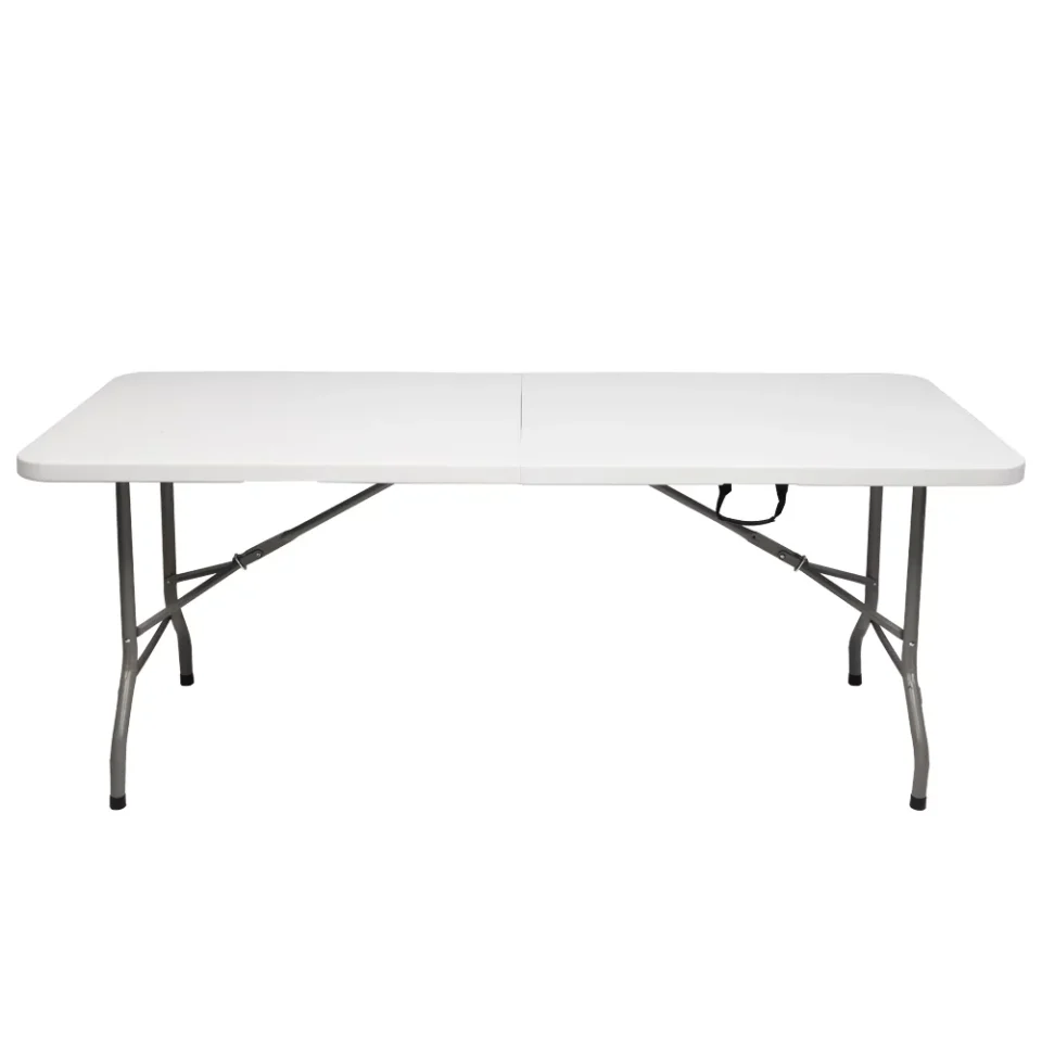 Cooking 6FT Outdoor Courtyard Foldable Long Table - Versatile and Durable Folding Table for Outdoor Entertainment