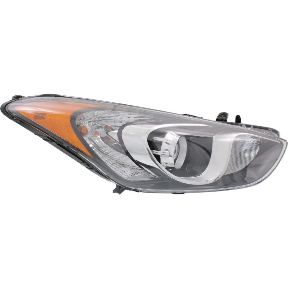 Non-Toxic Baking Headlight For 2013-2017 Hyundai Elantra GT Passenger Side