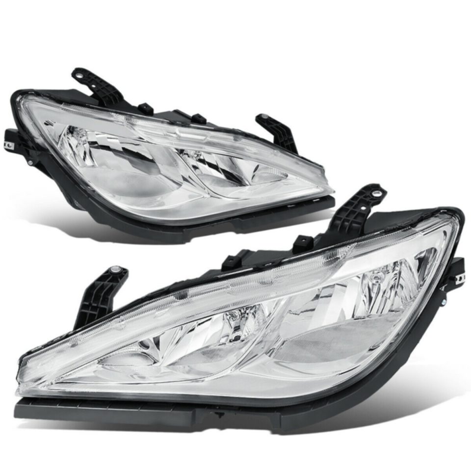 Prime Storage 17-20 Chrysler Pacifica OE Style Chrome Housing Clear Corner Headlight Lamps