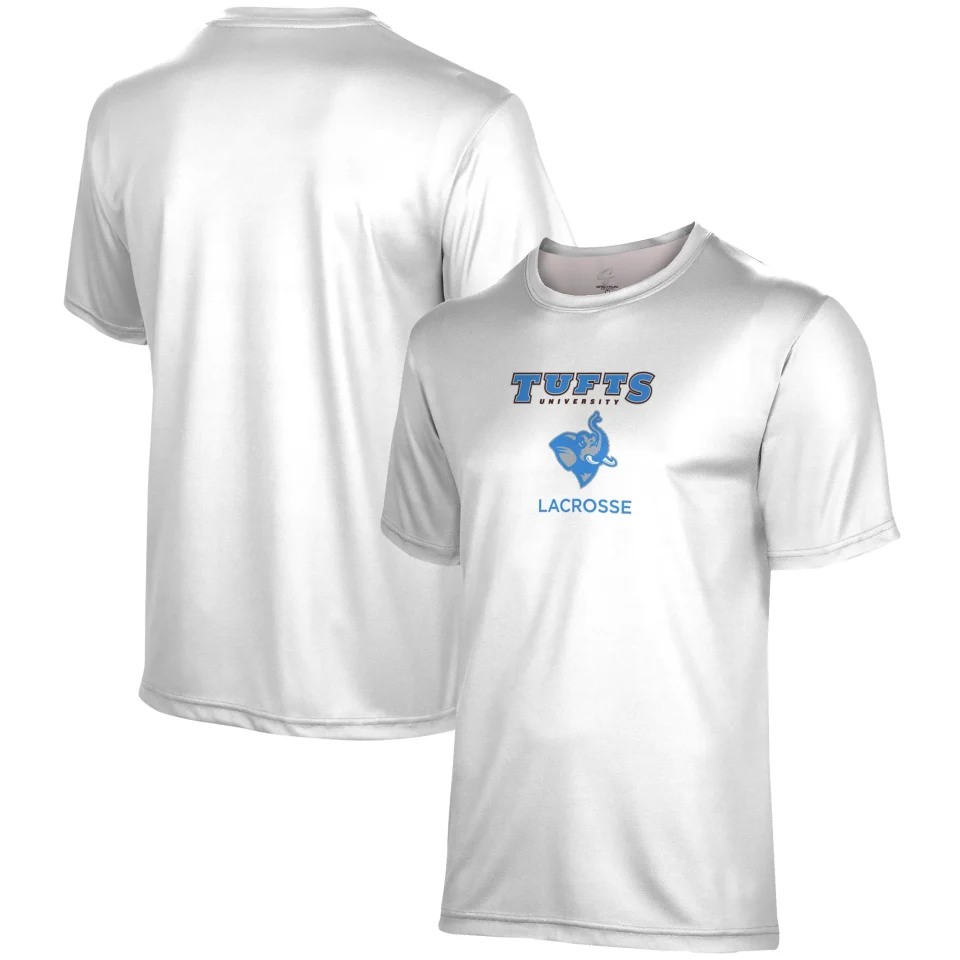 Ceramic Matte Youth ProSphere White Tufts University Jumbos Lacrosse T-Shirt