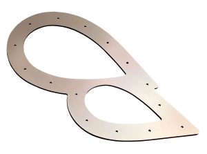 Select Tear Drop Exhaust Hood Exit Shield Trim Guard Downpipe Wastegate Tube Pipe