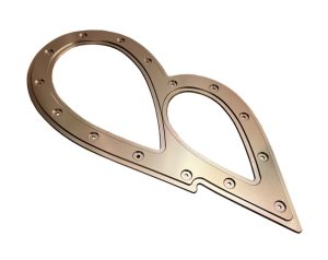 Select Tear Drop Exhaust Hood Exit Shield Trim Guard Downpipe Wastegate Tube Pipe