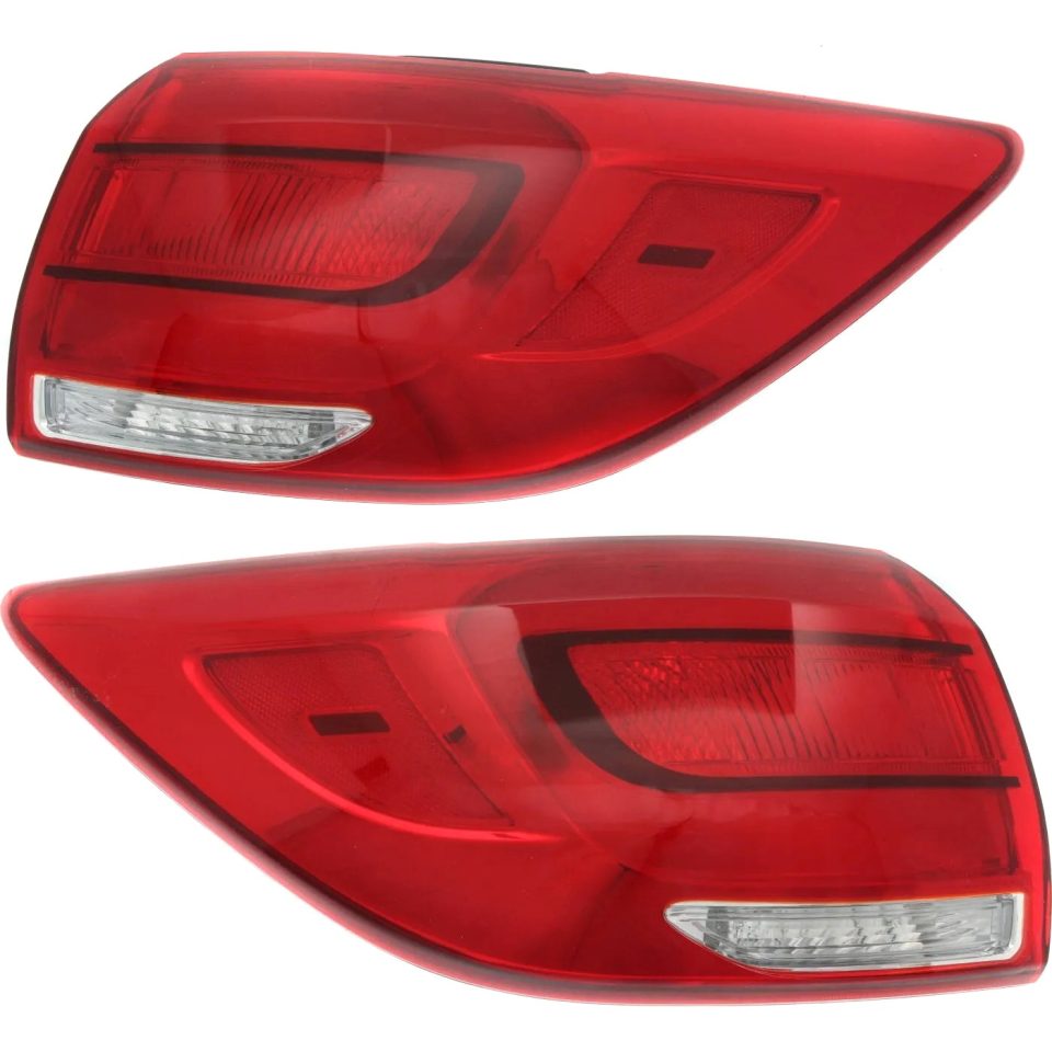 Outdoor Tail Light For 2014-2016 Kia Sportage Set of 2 Driver Passenger Side Outer CAPA