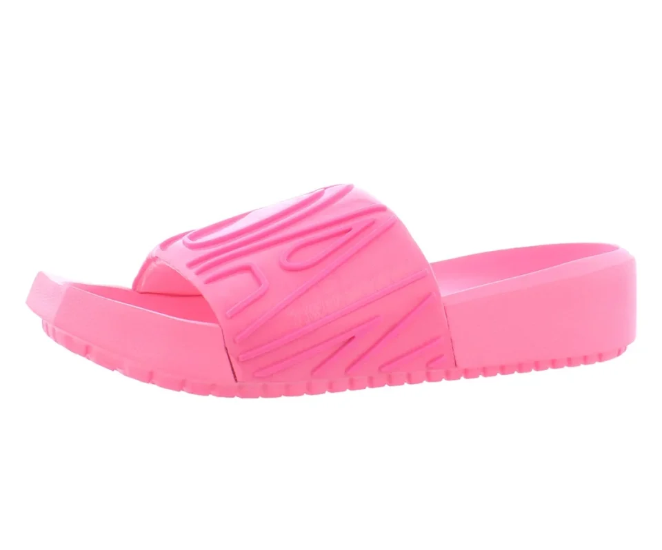 Clear Easy-Clean Nike Jordan Nola Slide Womens Shoes Size 6, Color: Sunset Pink