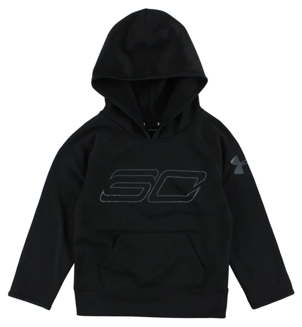 Prime Under Armour Steph Curry Boys Fashion Hoodies Size 4, Color: Black/Grey