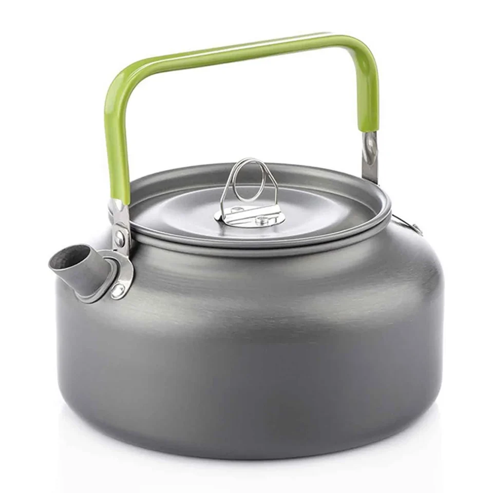 BPA-Free Yabuy 0.8L/1.2L/1.6L Camping Kettle Aluminum Tea Kettle Coffee Pot with Carry Bag