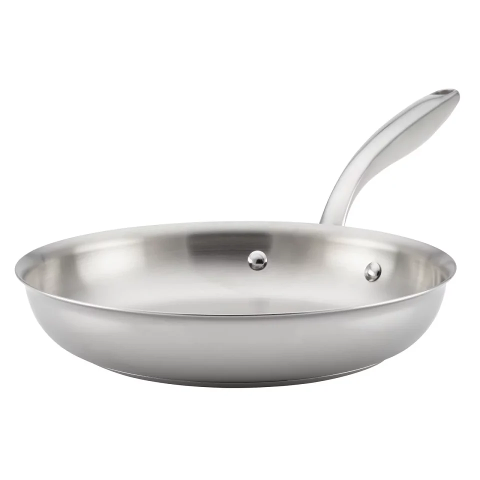 Safe Breville Thermal Pro Clad Stainless Steel 10-Inch Frying Pan