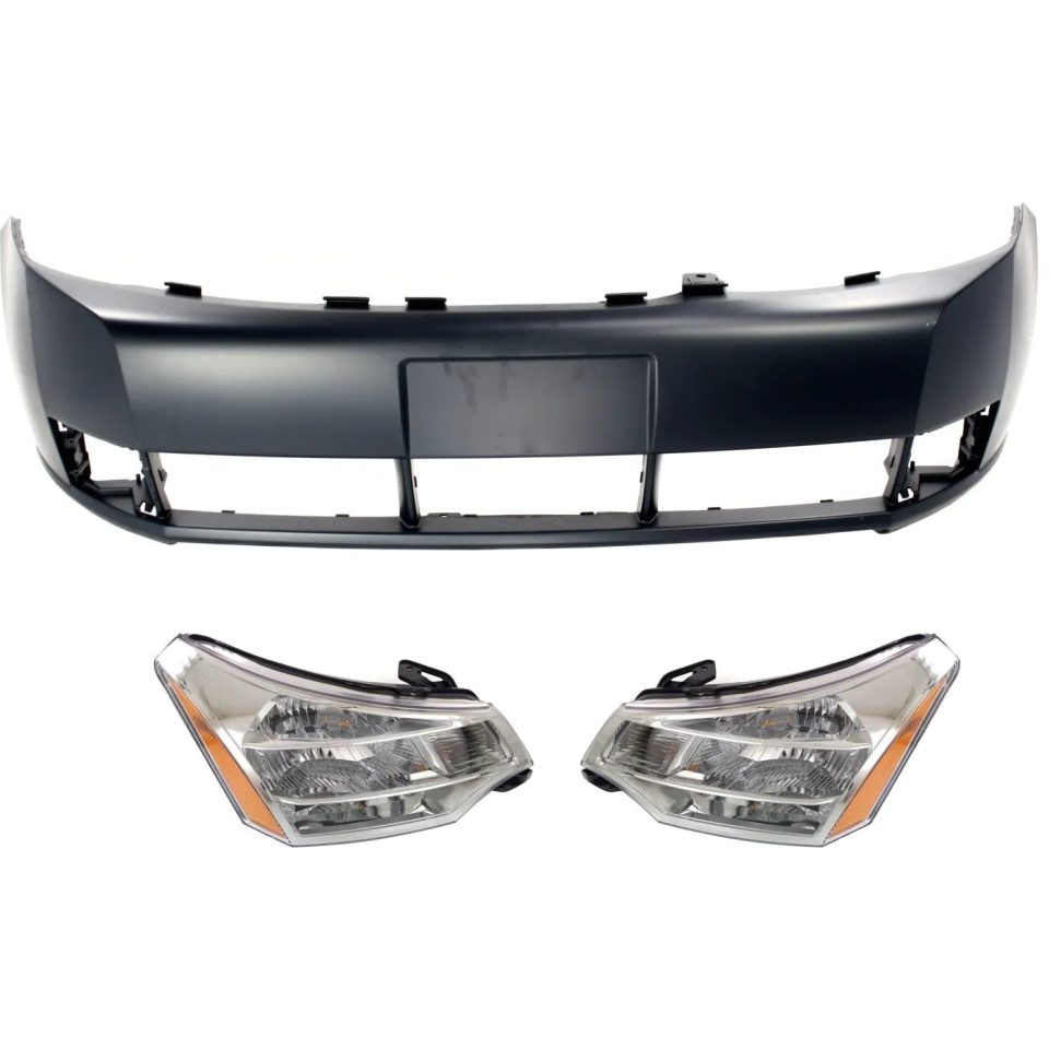 BPA-Free Popular Bumper Cover Kit For 2008-2011 Focus Front 3pc with Headlight