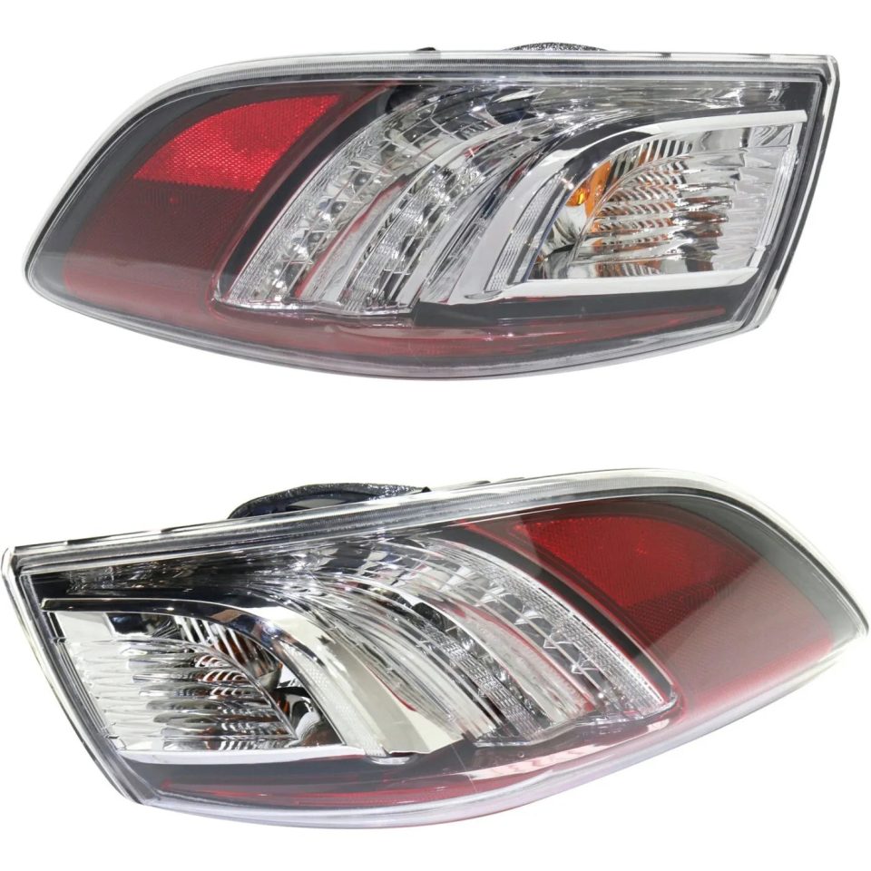Natural Tail Light For 2010-2013 Mazda 3 Set of 2 Driver and Passenger Side