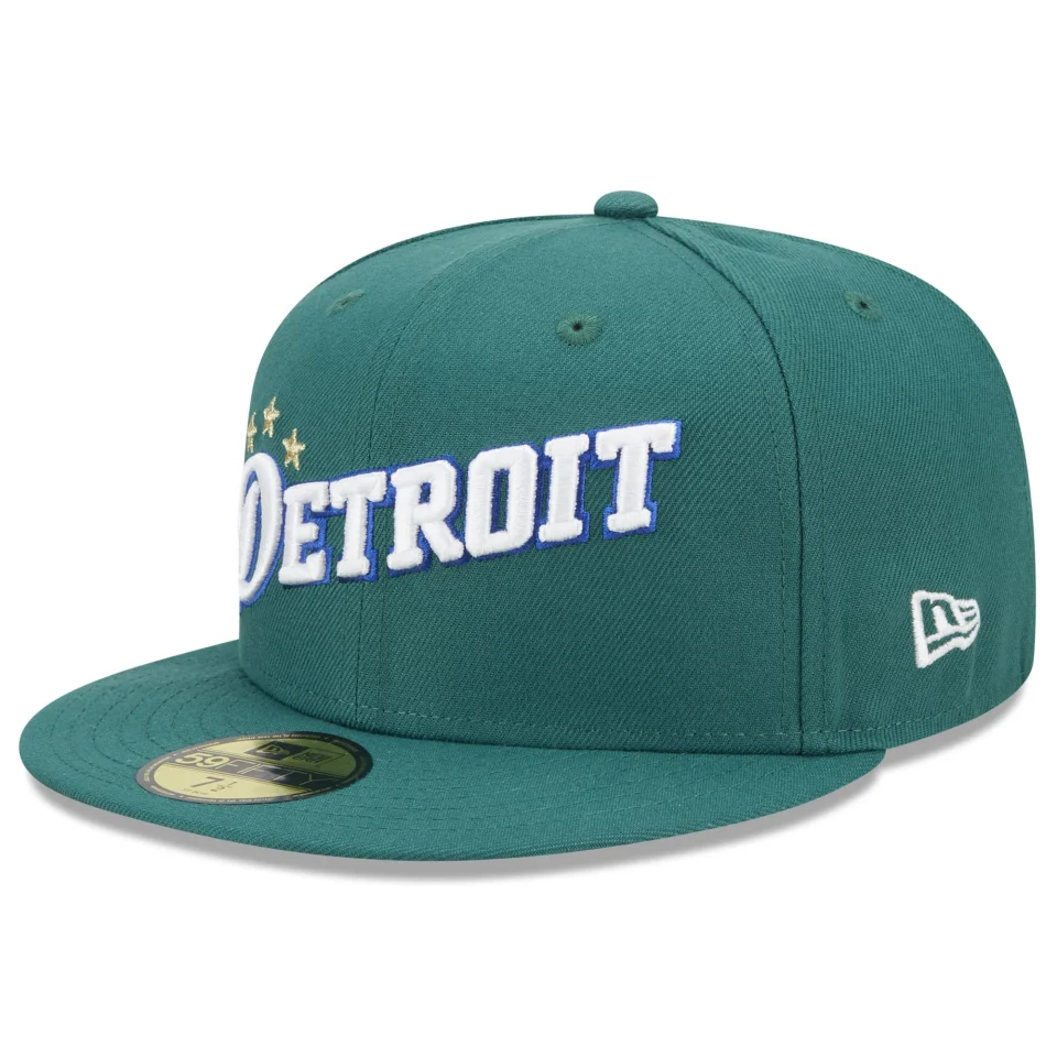 Glass Lightweight Men's New Era Green Detroit Pistons 2022/23 City Edition Official 59FIFTY Fitted Hat