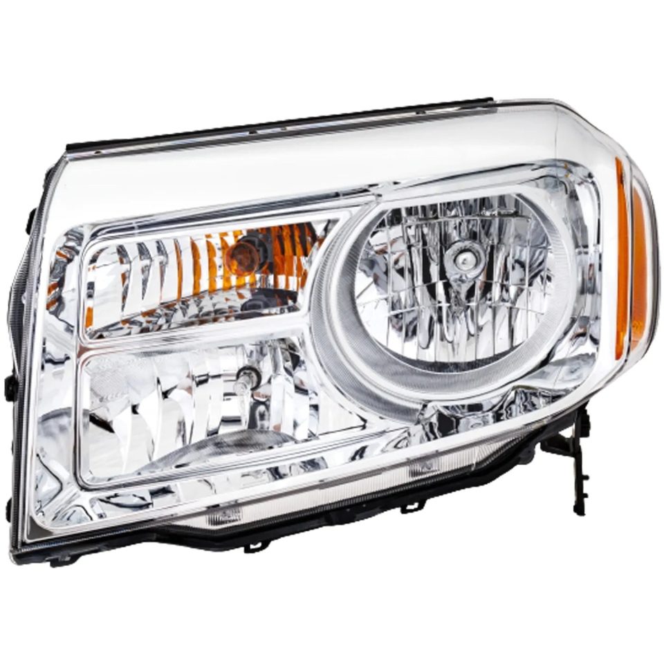 Space-Saving Headlight For 2012 2013 2014 2015 Honda Pilot LX Touring EX EX-L Left With Bulb