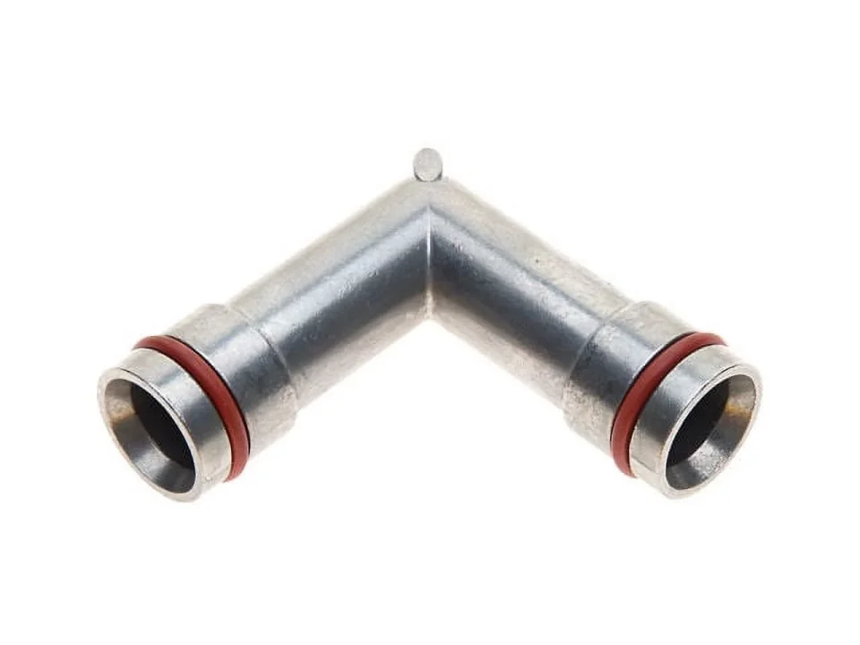Core Glass Coolant Elbow - Upper Heater Hose Connector - Compatible with 2005 - 2009 Buick LaCrosse 3.8L V6 GAS 2006 2007 2008