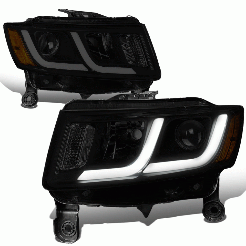 Lightweight Dining LED DRL 14-16 Jeep Grand Cherokee Projector Headlight/Lamp