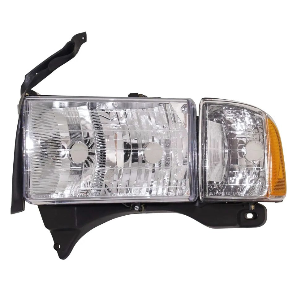 Food-Grade Headlight Headlamp w/ Corner Light Driver Side Left LH for Dodge Ram Sport