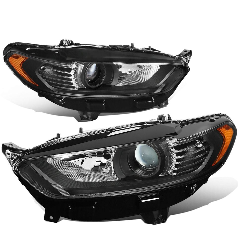 Home 13-16 d Fusion Factory Style Projector Black Housing Headlights Lamps